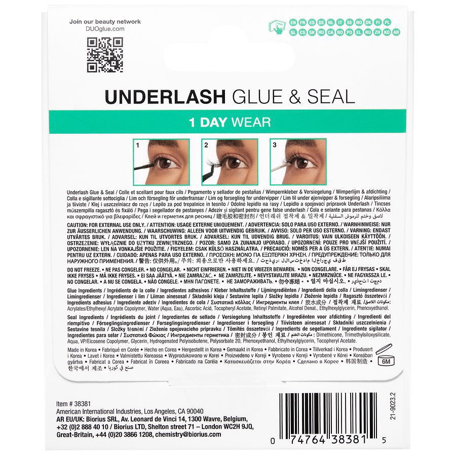 slide 2 of 2, Duo Underlash 1 Day Wear Glue & Seal, 1 ct