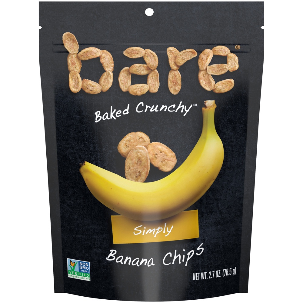 slide 2 of 4, Bare Fruit Bare Baked Crunchy Simply Banana Chips - 2.7oz, 2.7 oz