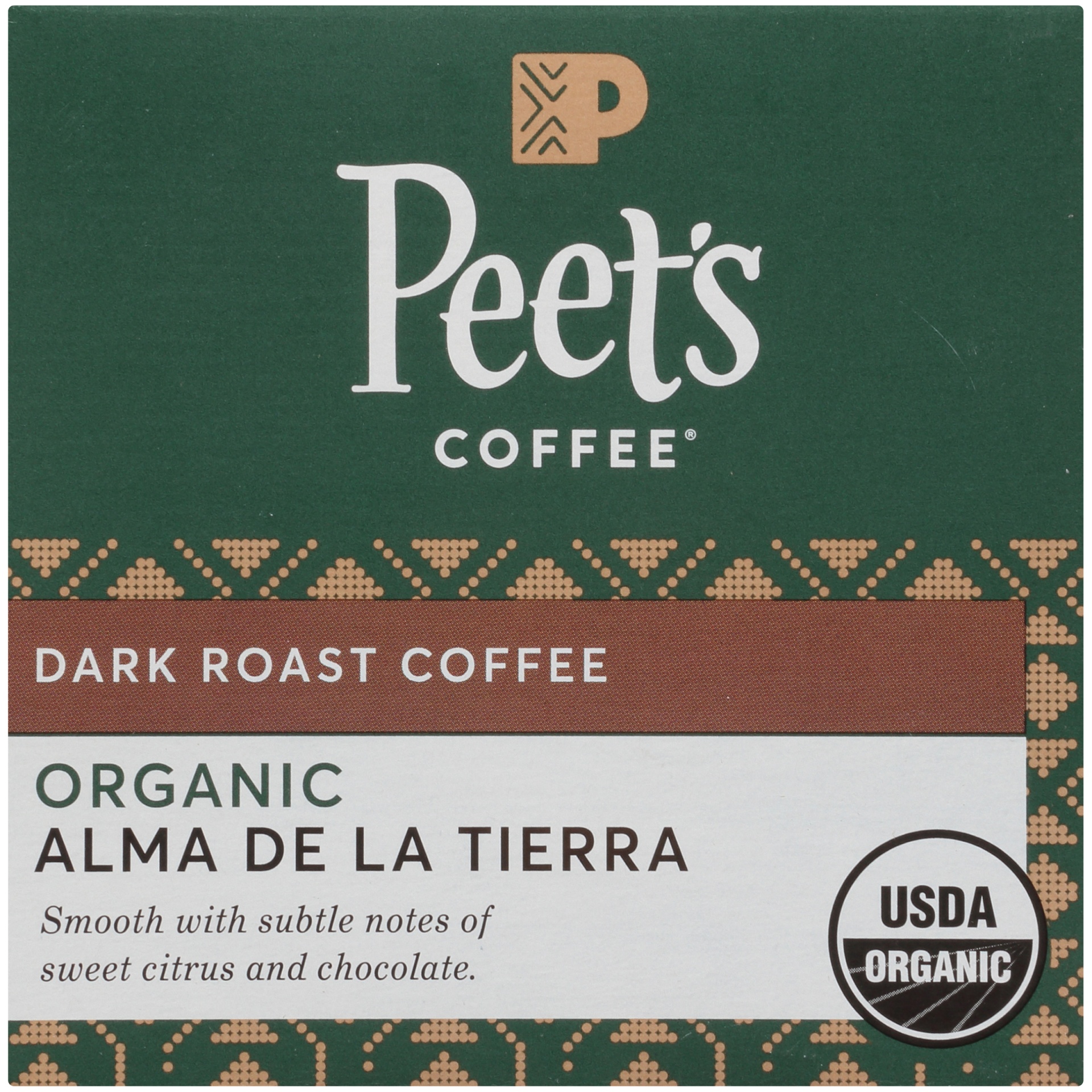 slide 4 of 7, Peet's Coffee K-Cup Pods Organic Dark Roast Alma De La Tierra Coffee 10 - 0.45 oz Pods, 10 ct