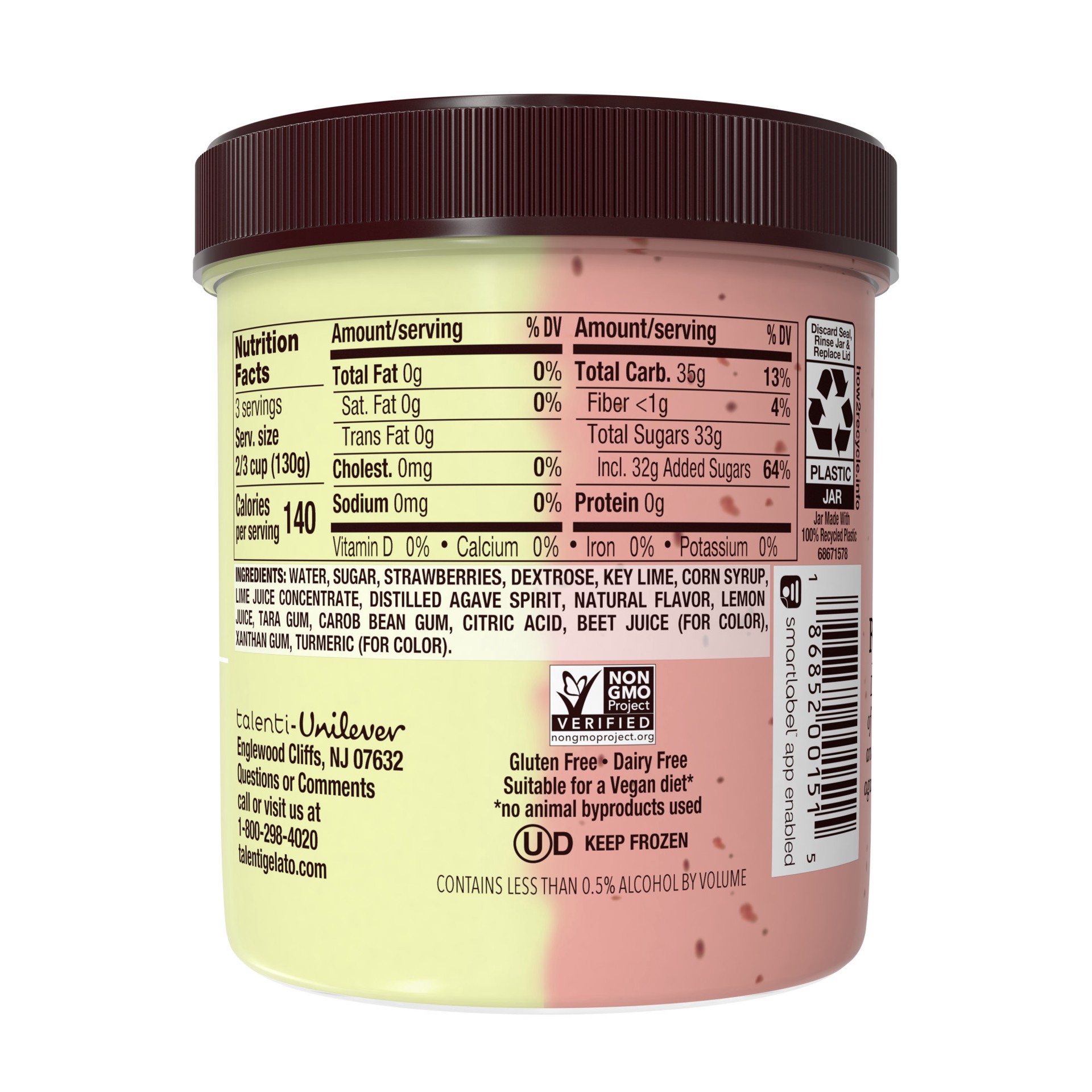 slide 3 of 4, Talenti Strawberry Margarita Sorbetto Pairings, 16 oz