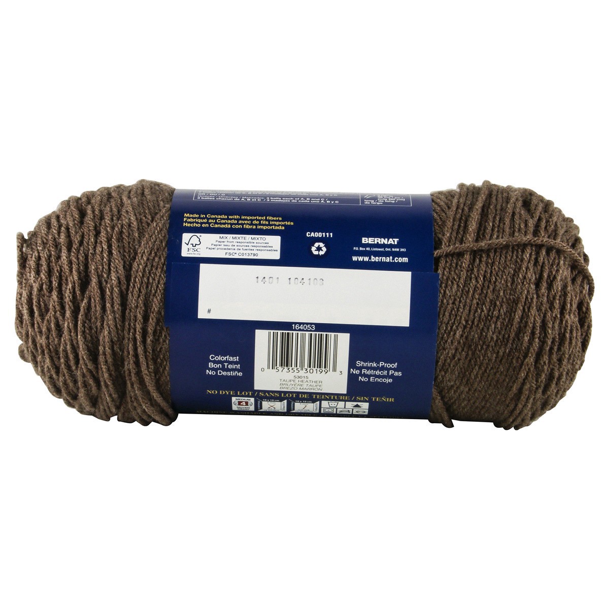 slide 2 of 4, Bernat Super Value Yarn - Taupe Heather, 1 ct
