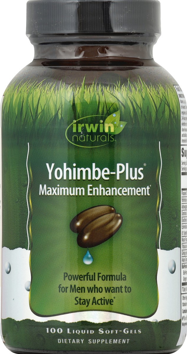 slide 1 of 1, Irwin Naturals Yohimbe-Plus 100 ea, 100 ct