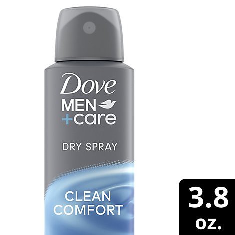 slide 1 of 1, Dove Men+care Antiperspirant Dry Spray Clean Comfort - 3.8 Oz, 3.8 oz