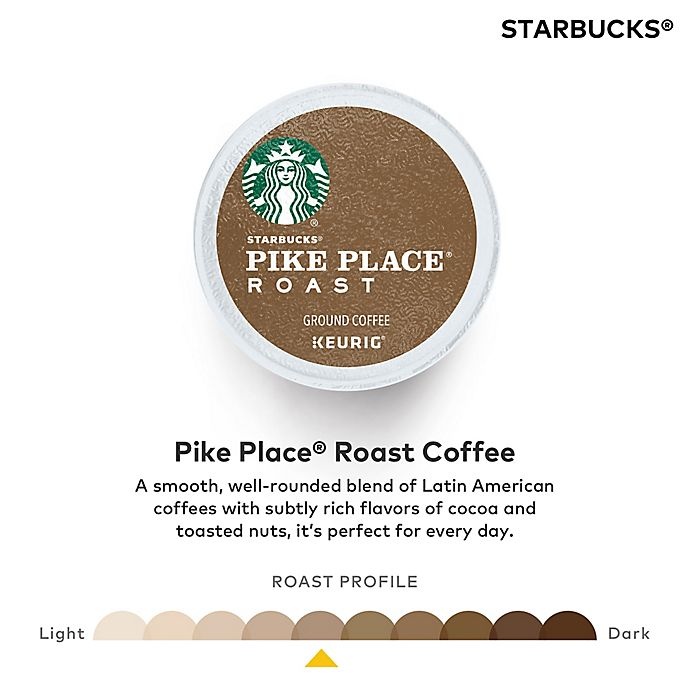 slide 3 of 6, Starbucks Pike Place Roast Coffee Value Pack Keurig K-Cup Pods, 40 ct