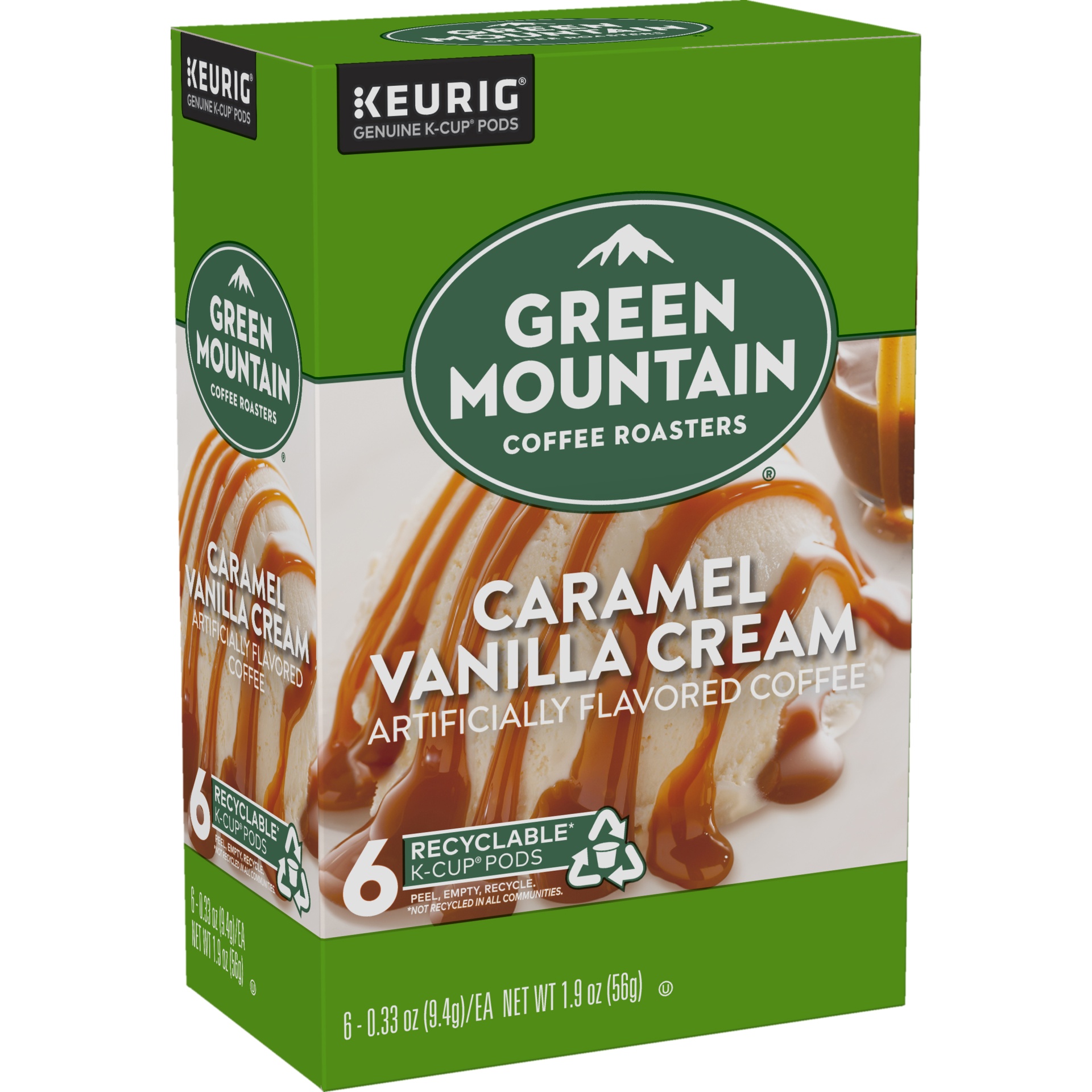 slide 2 of 4, Green Mountain Caramel Vanilla Cream Coffee K-Cups, 6 ct