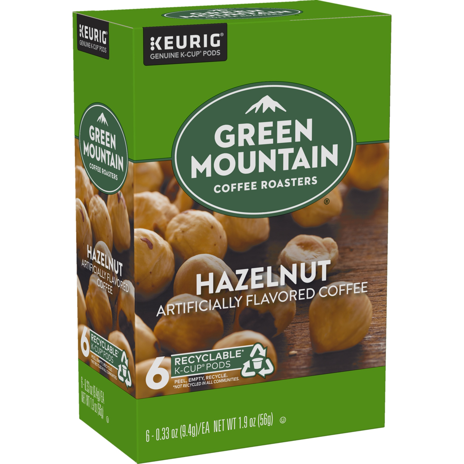 slide 2 of 4, Green Mountain Hazelnut Coffee K-Cups, 6 ct