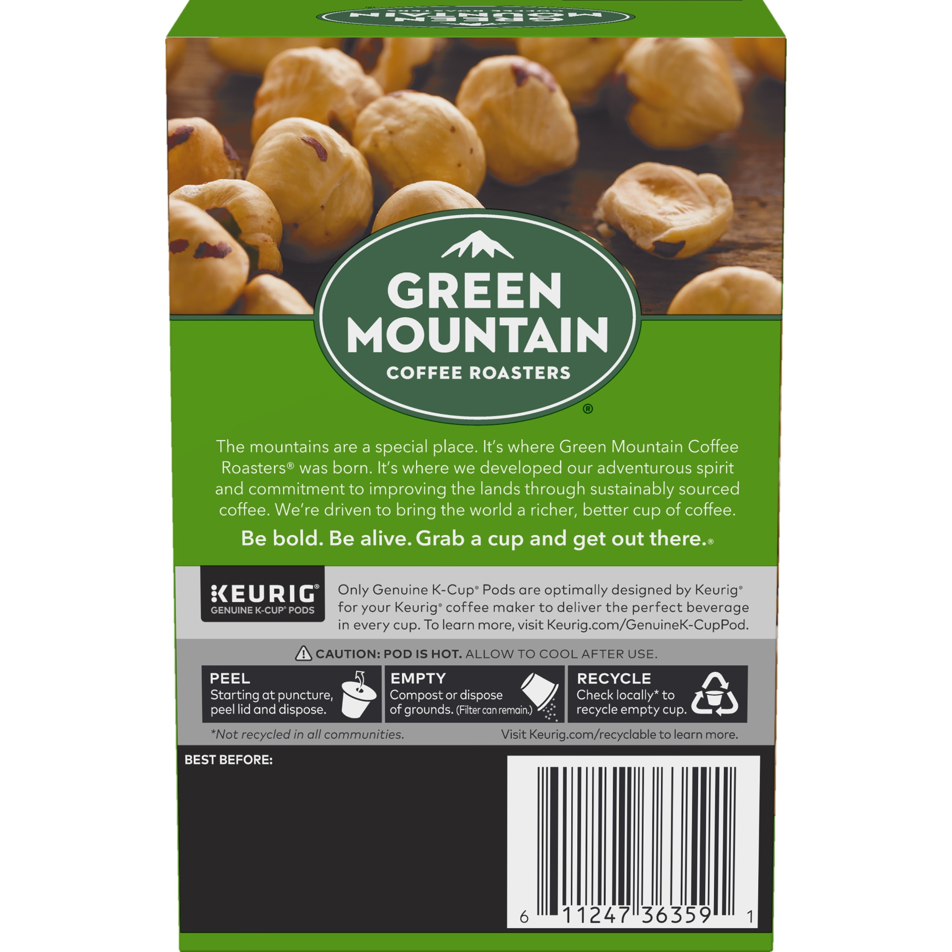 slide 4 of 4, Green Mountain Hazelnut Coffee K-Cups, 6 ct