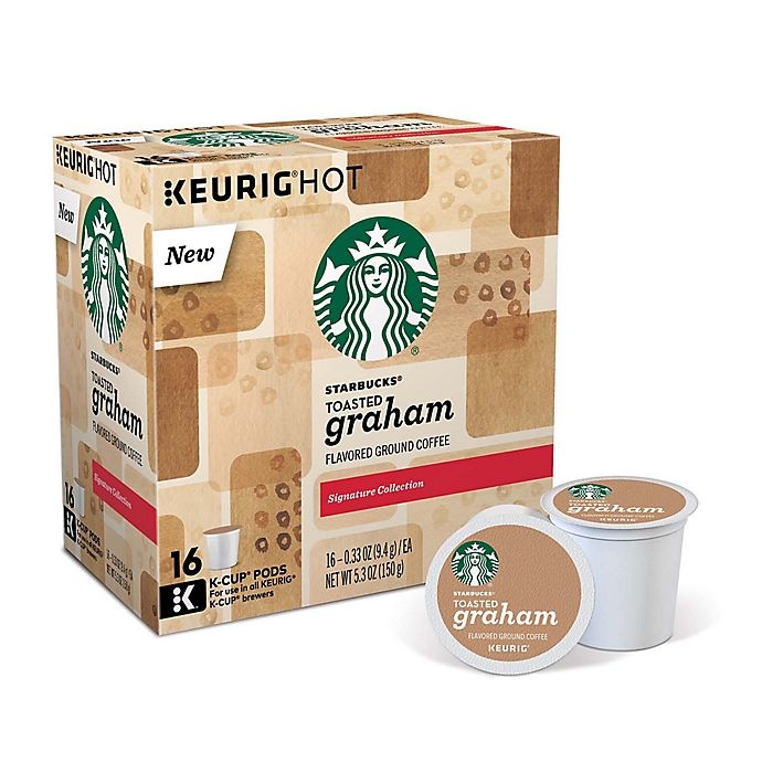 slide 2 of 6, Starbucks Toasted Graham Flavored Coffee Keurig K-Cup Pods, 16 ct