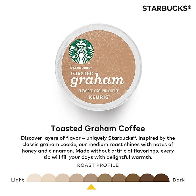 slide 3 of 6, Starbucks Toasted Graham Flavored Coffee Keurig K-Cup Pods, 16 ct