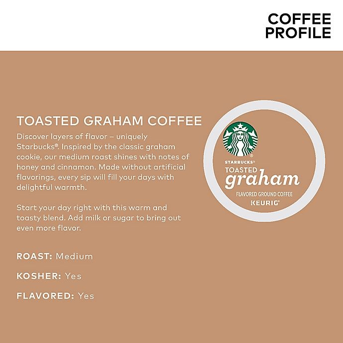 slide 4 of 6, Starbucks Toasted Graham Flavored Coffee Keurig K-Cup Pods, 16 ct