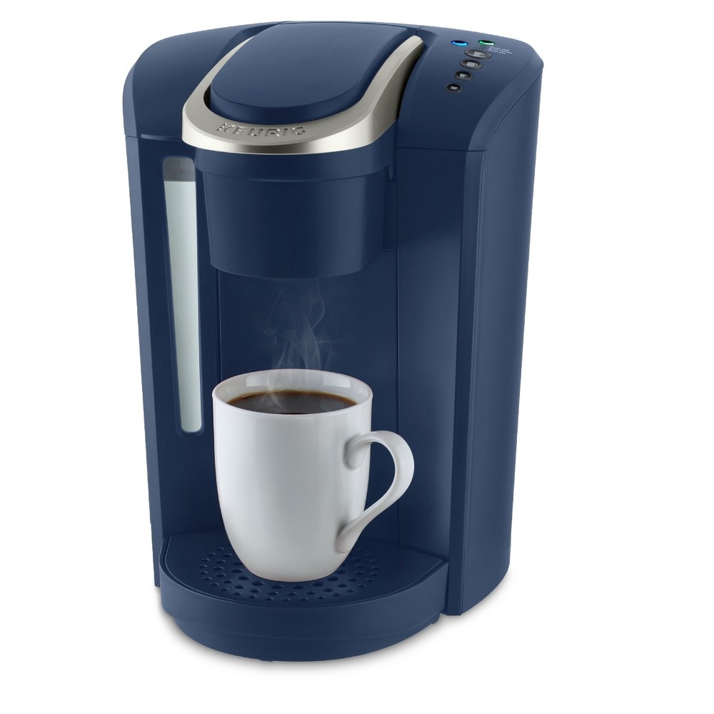 slide 5 of 5, Keurig K-Select Single Serve Coffee Maker - Matte Navy, 1 ct