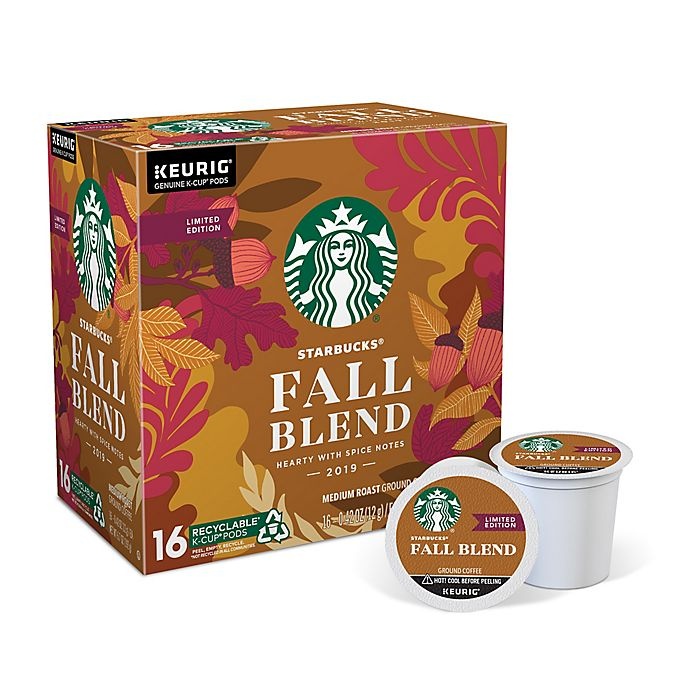 slide 4 of 5, Starbucks Fall Blend Coffee Keurig K-Cup Pods, 16 ct