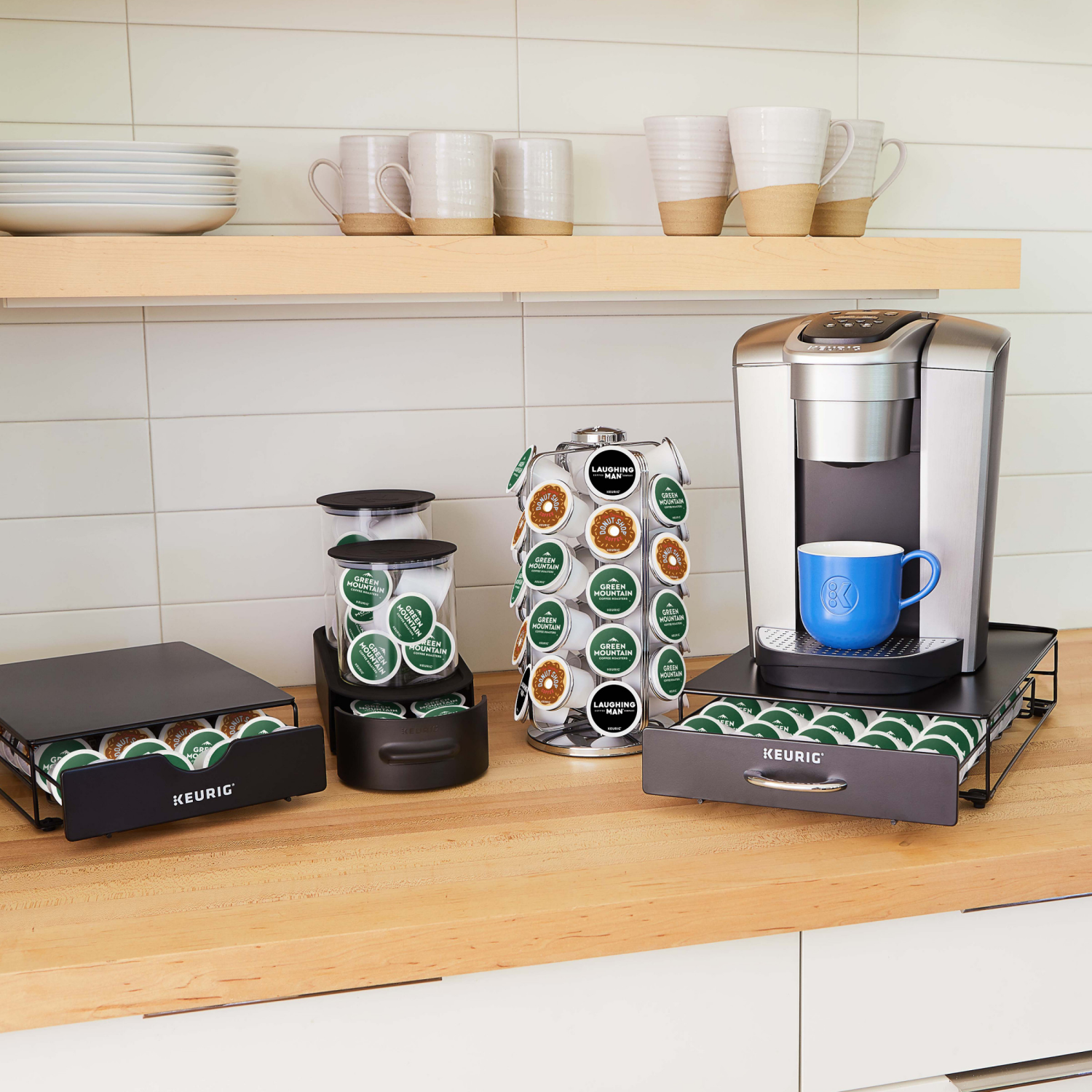 slide 4 of 4, Keurig Non-Rolling 24ct Coffee Pod Storage Drawer, 24 ct