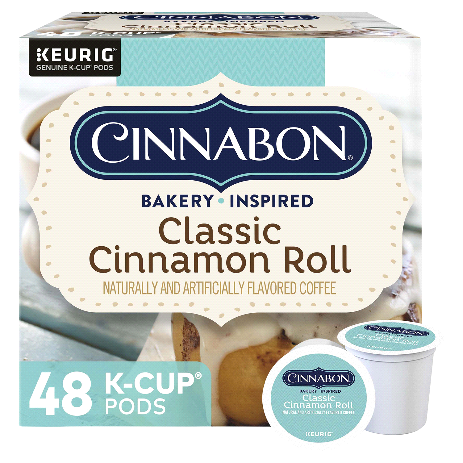 slide 1 of 5, Cinnabon Coffee 48 ea, 48 ct