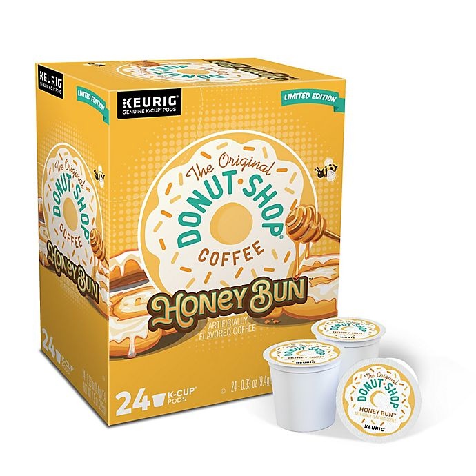 slide 2 of 8, The Original Donut Shop Honey Bun Coffee Keurig K-Cup Pods, 18 ct