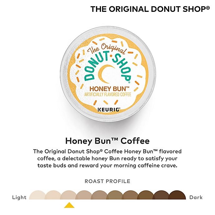 slide 5 of 8, The Original Donut Shop Honey Bun Coffee Keurig K-Cup Pods, 18 ct