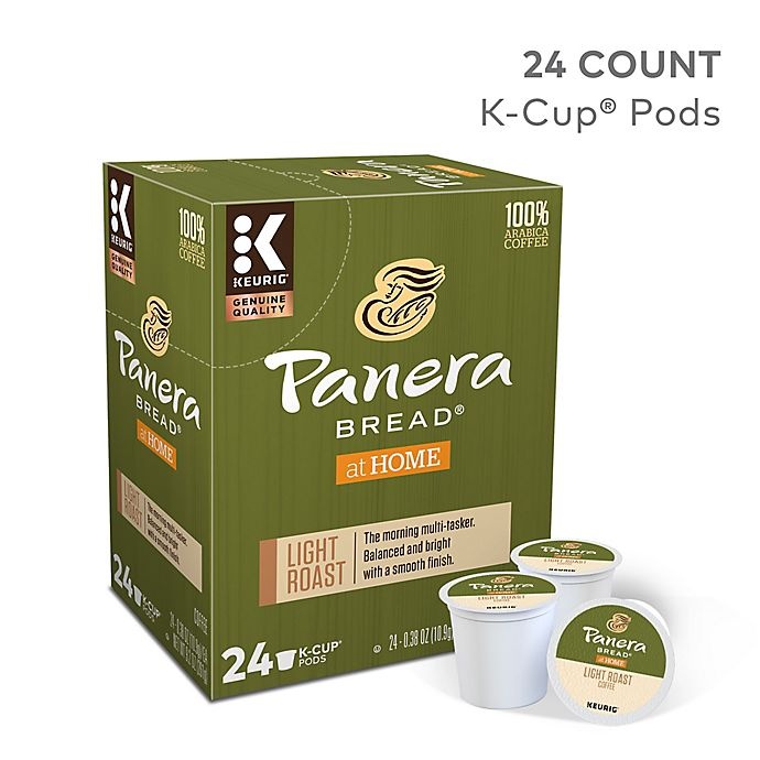 slide 2 of 7, Panera Bread Light Roast Coffee Keurig K-Cup Pods, 24 ct