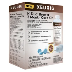 Keurig K-Duo 3 Month Brewer Care Kit 1 ea