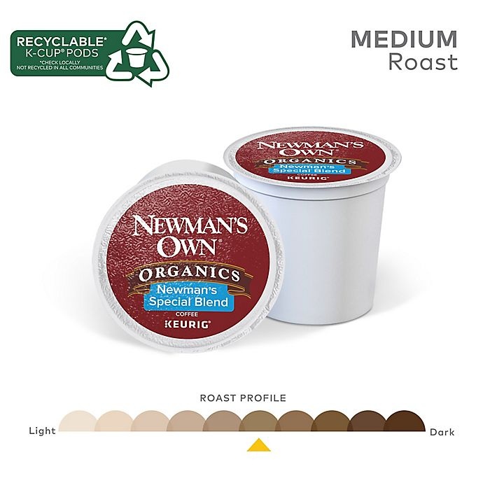 slide 3 of 7, Newman's Own Special Blend Coffee Keurig K-Cup Pods, 96 ct