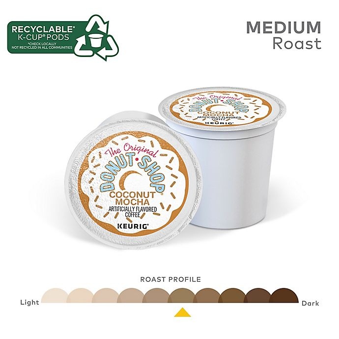 slide 3 of 7, The Original Donut Shop Coconut Mocha Coffee Keurig K-Cup Pods, 96 ct