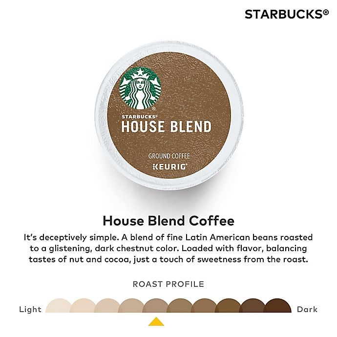 slide 3 of 7, Starbucks House Blend Coffee Keurig K-Cup Pods, 22 ct