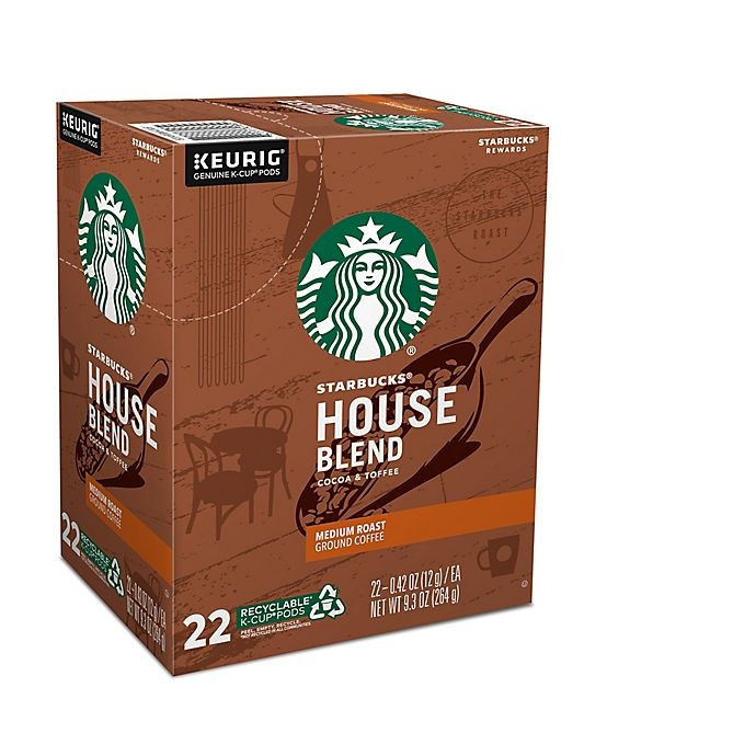 slide 7 of 7, Starbucks House Blend Coffee Keurig K-Cup Pods, 22 ct