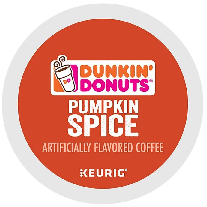 slide 2 of 8, Dunkin' Donuts Pumpkin Spice Flavored Coffee Keurig K-Cup Pods, 60 ct