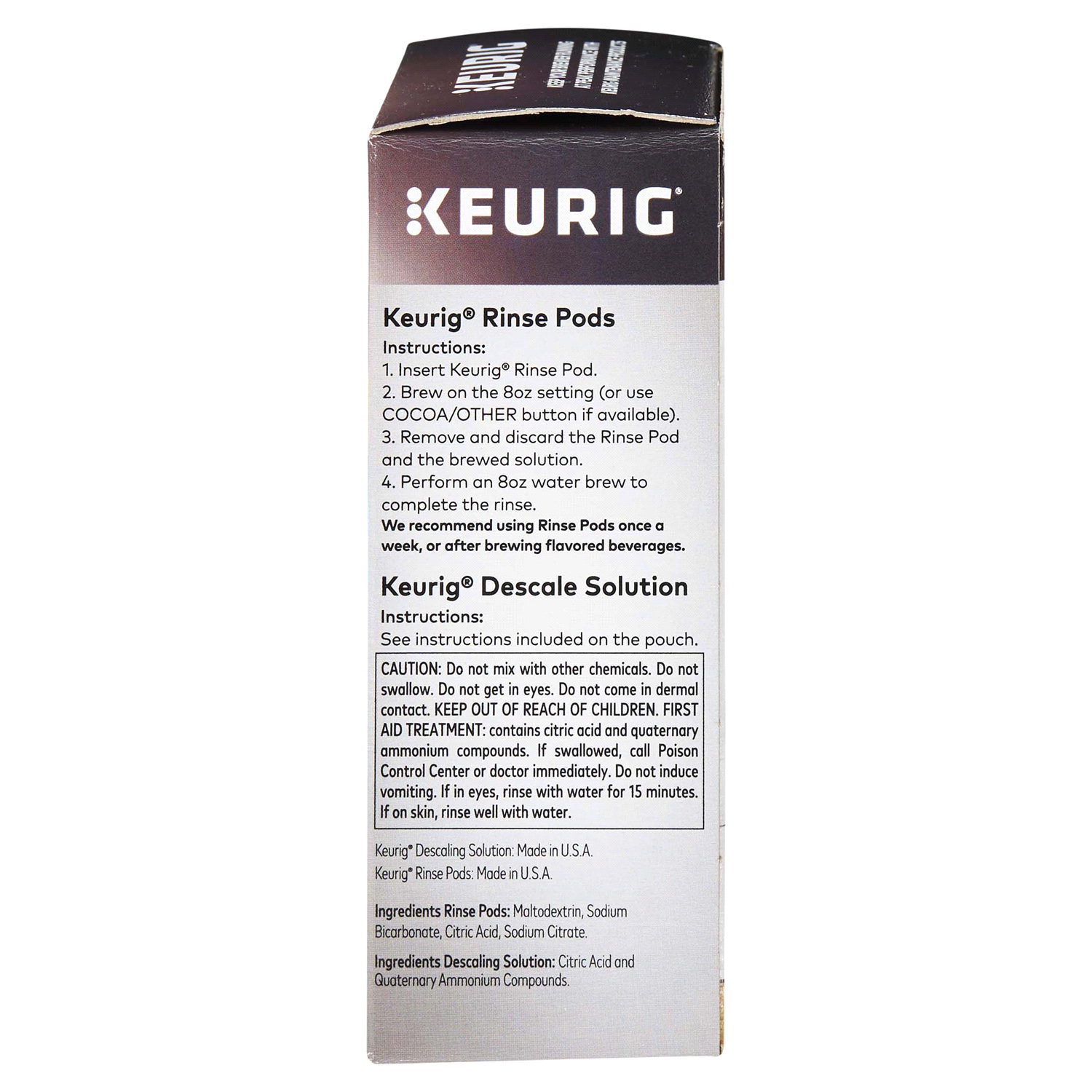 slide 3 of 5, Keurig Descale and Cleanse Starter Kit, 1 ct