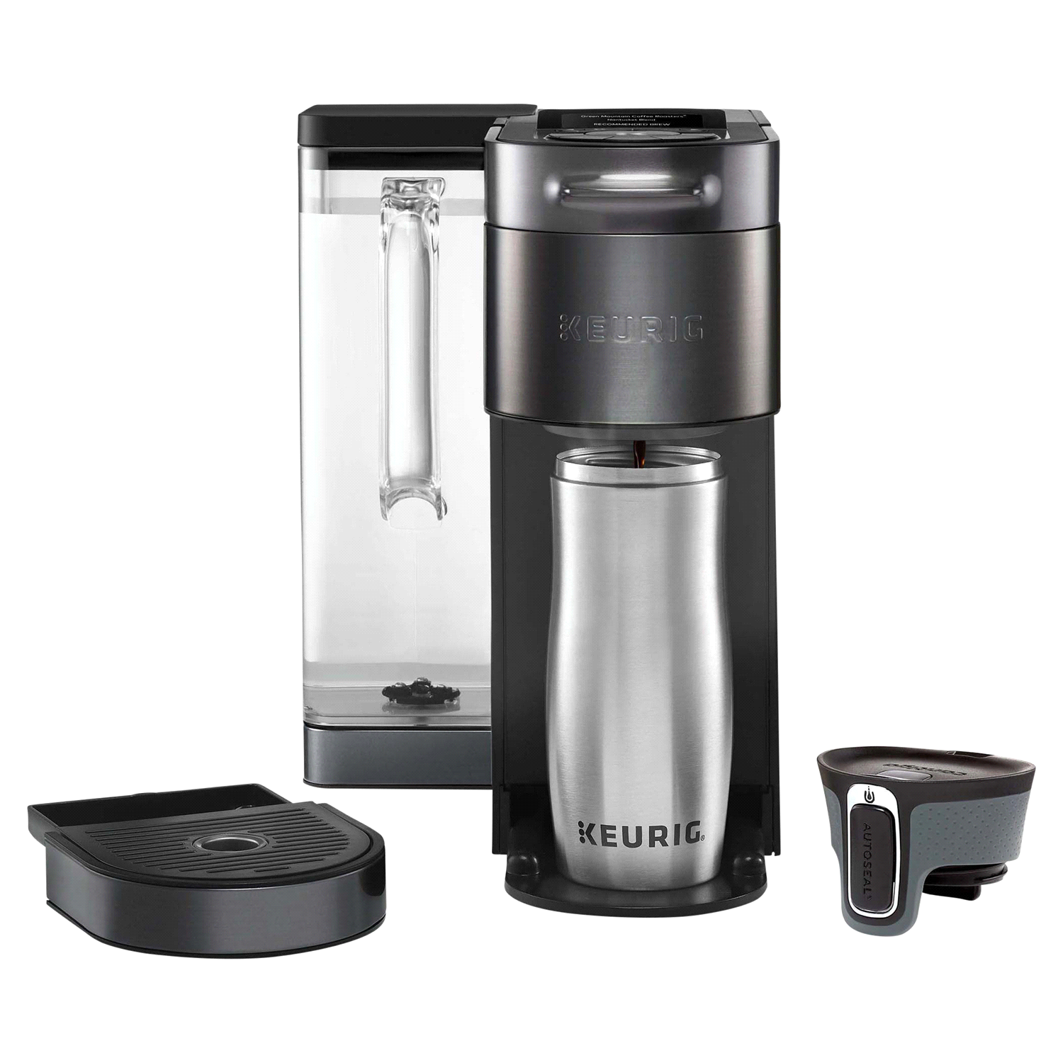 slide 4 of 5, Keurig K-Supreme Plus SMART Single-Serve Coffee Maker with WiFi Compatibility and 5 Brew Sizes - Black, 1 ct