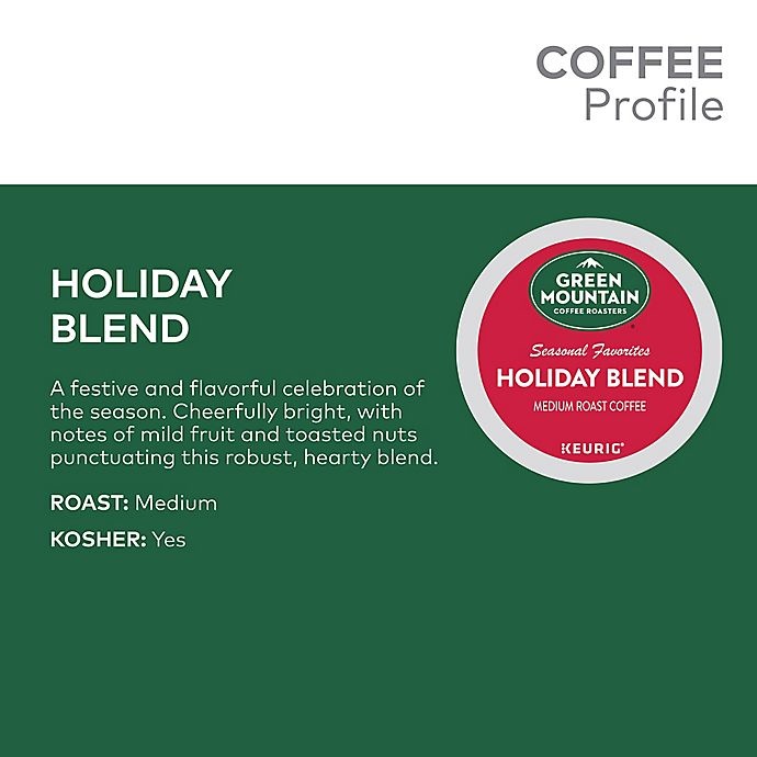 slide 2 of 13, Green Mountain Coffee Holiday Blend Coffee Keurig K-Cup Pods, 72 ct