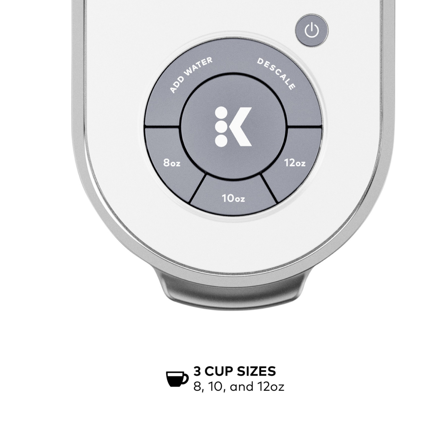 slide 3 of 8, Keurig K-Slim Brewer, White Reservoir, 1 ct