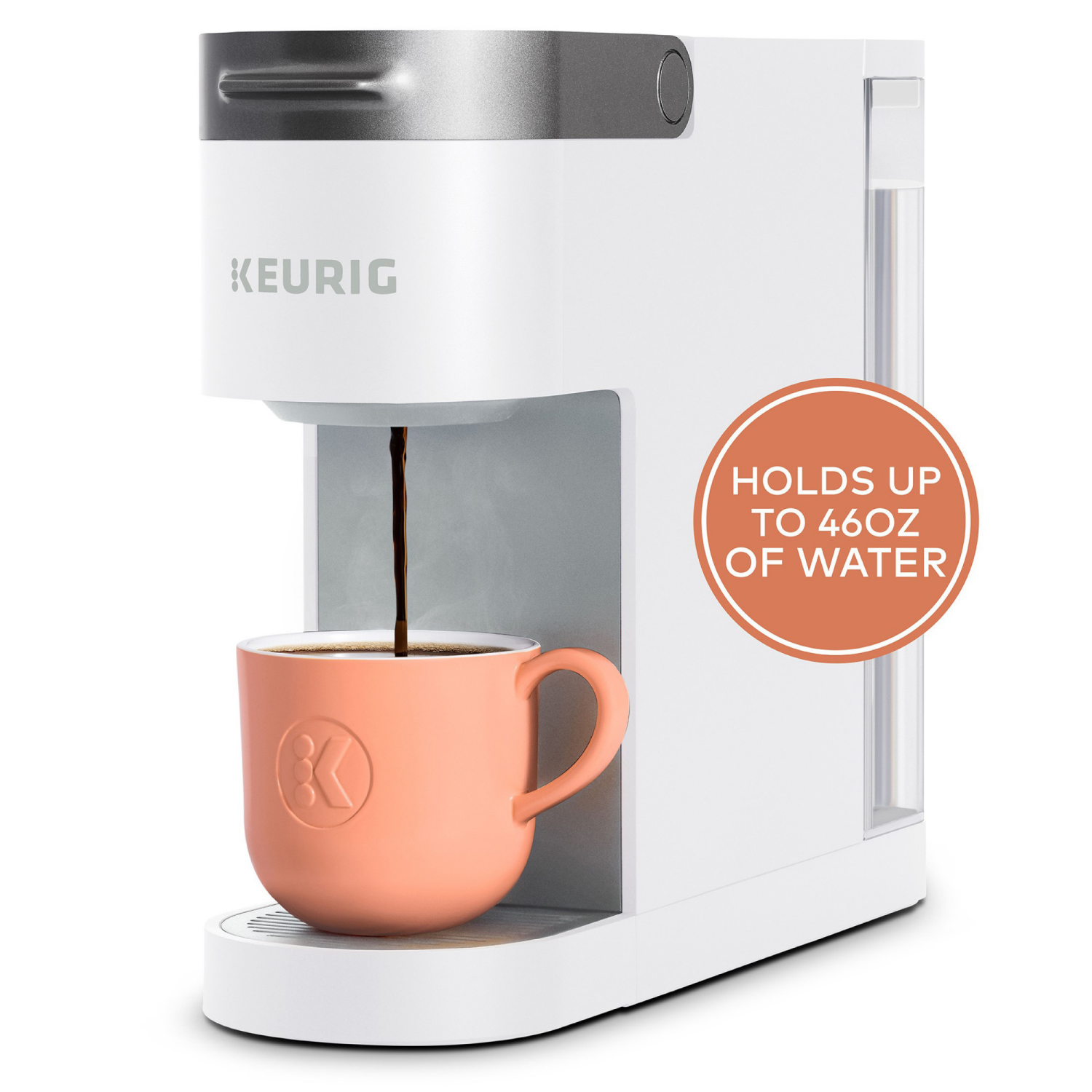 slide 6 of 8, Keurig K-Slim Brewer, White Reservoir, 1 ct
