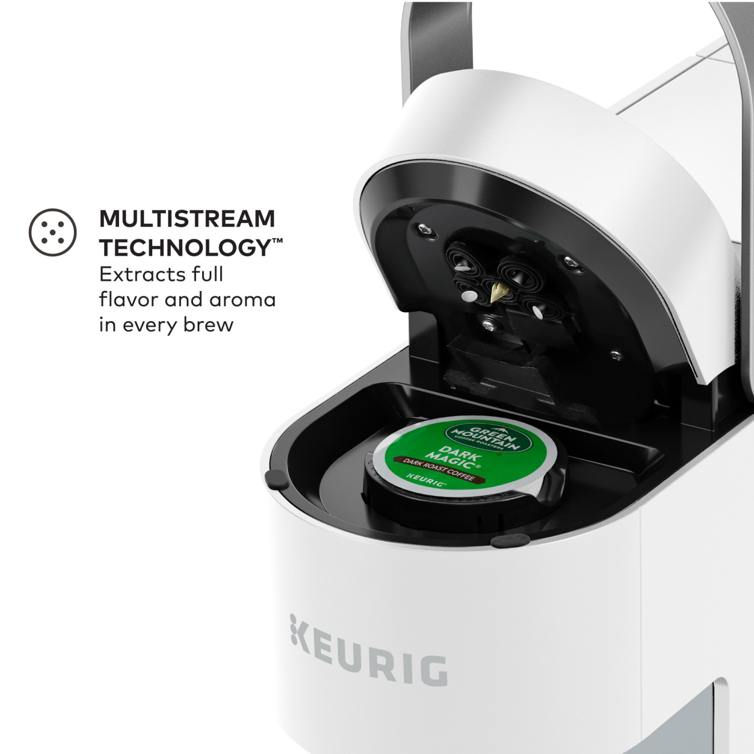 slide 2 of 8, Keurig K-Slim Brewer, White Reservoir, 1 ct