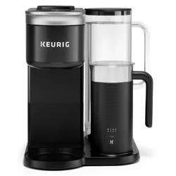 Keurig K-Café SMART Single-Serve Coffee Maker with WiFi Compatibility, 6 Brew Sizes - Black
