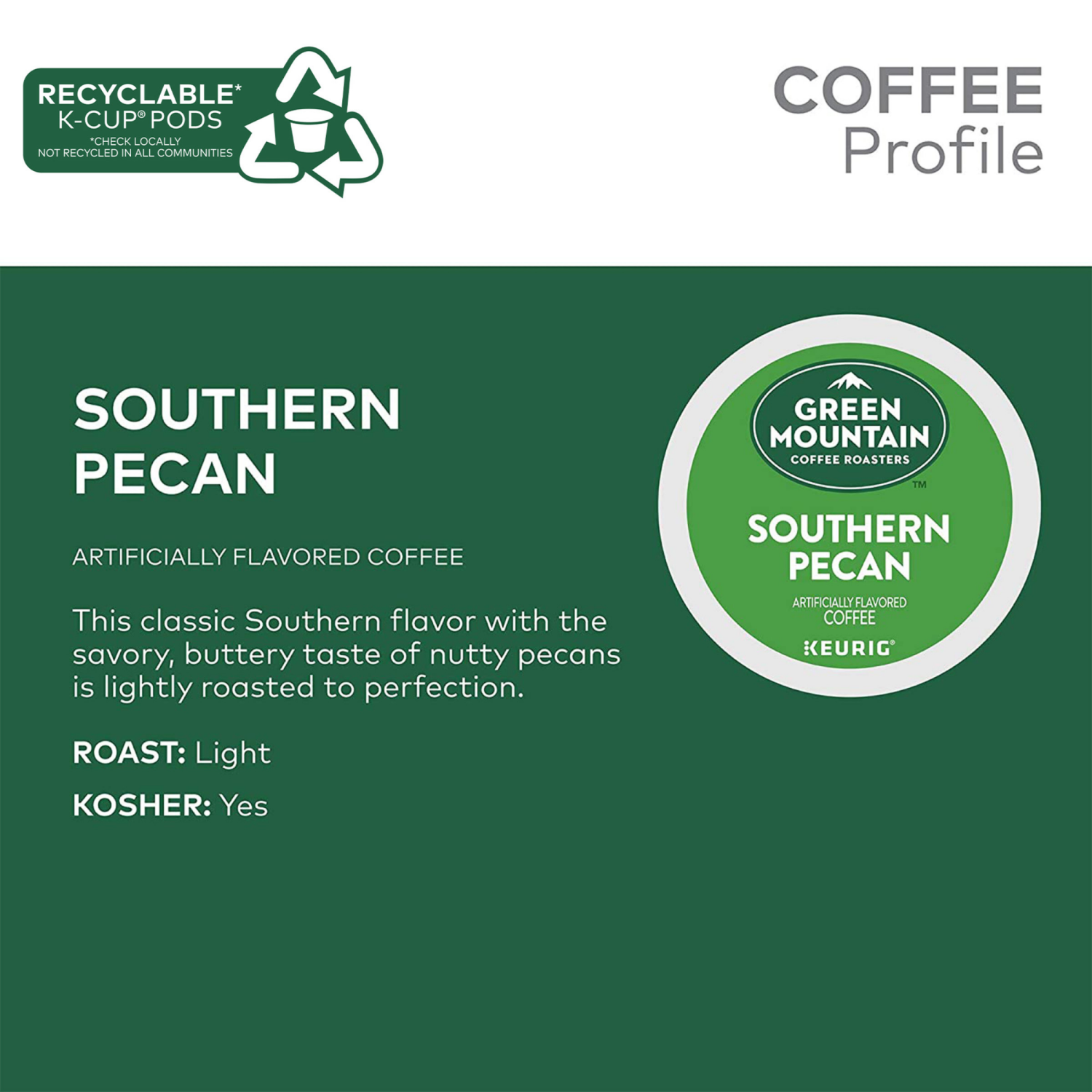 slide 7 of 8, Green Mountain Coffee Roasters Cinnamon Sugar Cookie Coffee, Keurig Single Serve K-Cup Pods, 10 Count, 10 ct
