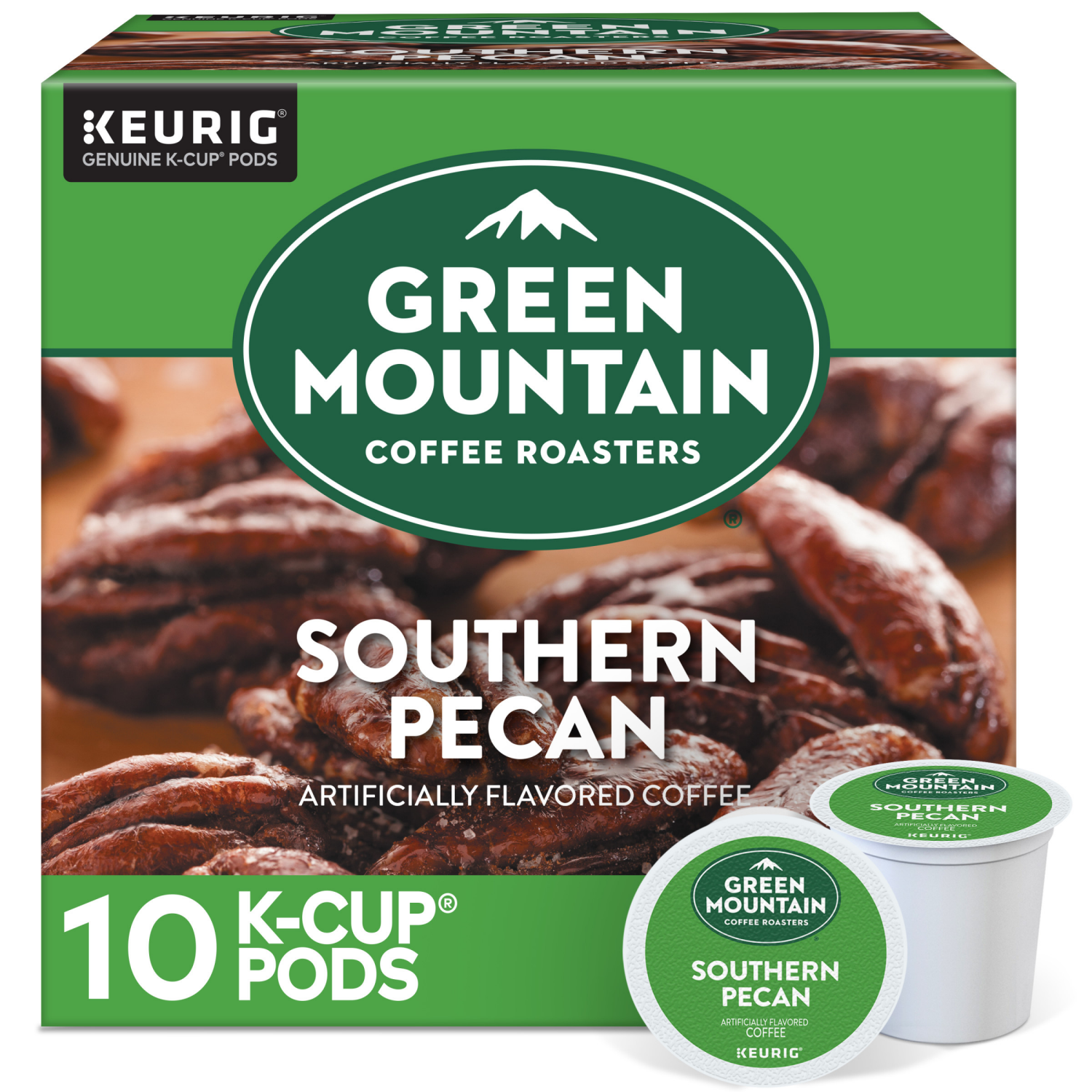 slide 1 of 8, Green Mountain Coffee Roasters Cinnamon Sugar Cookie Coffee, Keurig Single Serve K-Cup Pods, 10 Count, 10 ct