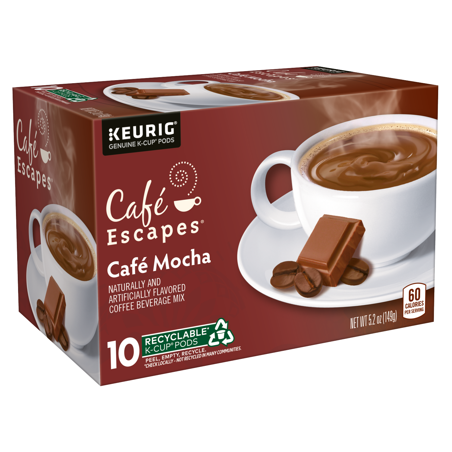 slide 3 of 3, Café Escapes Mocha, 10 count, 10 ct
