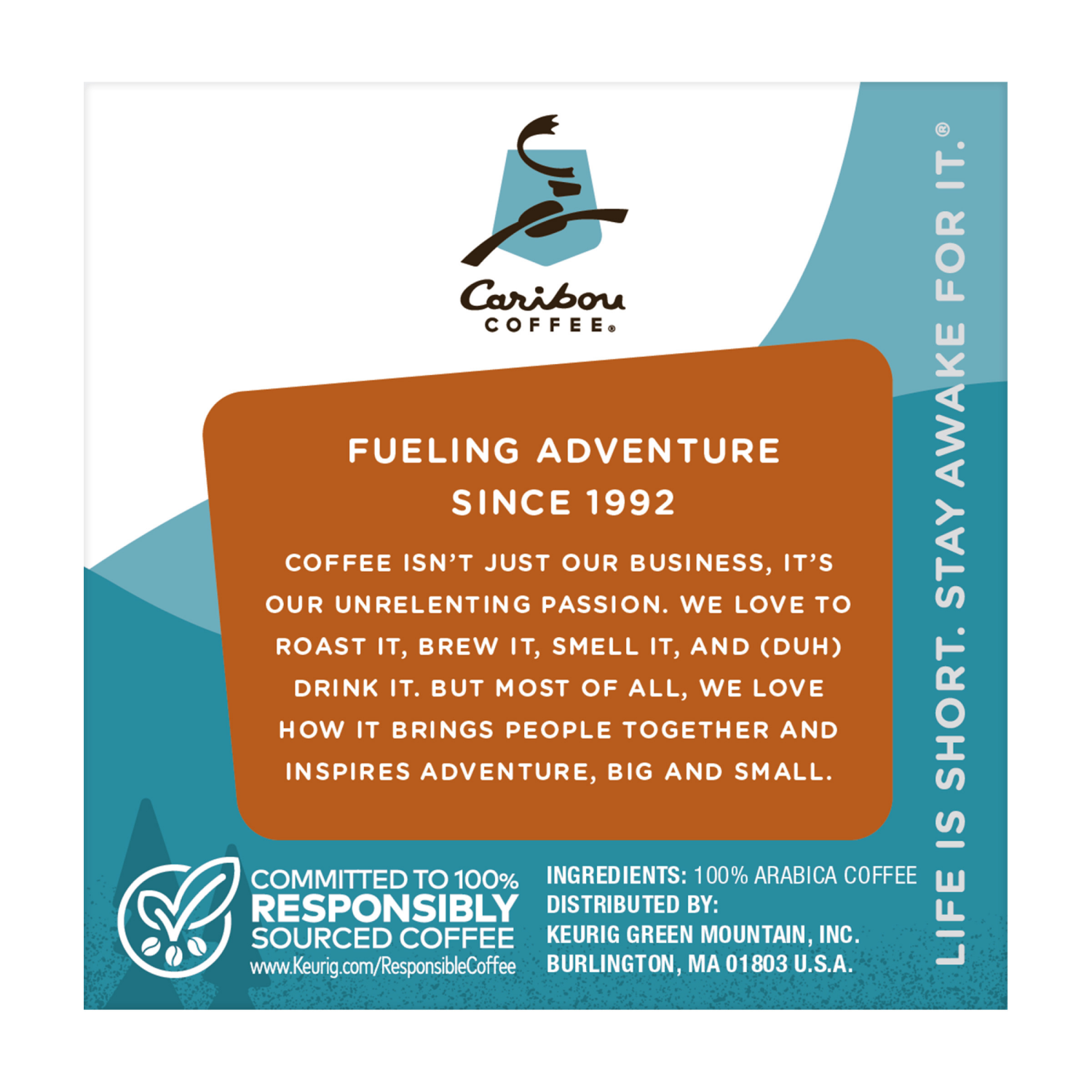 slide 4 of 5, Caribou Coffee Daybreak Blend Keurig Single-Serve K-Cup Pod, Light Roast Coffee, 10 Count, 10 ct