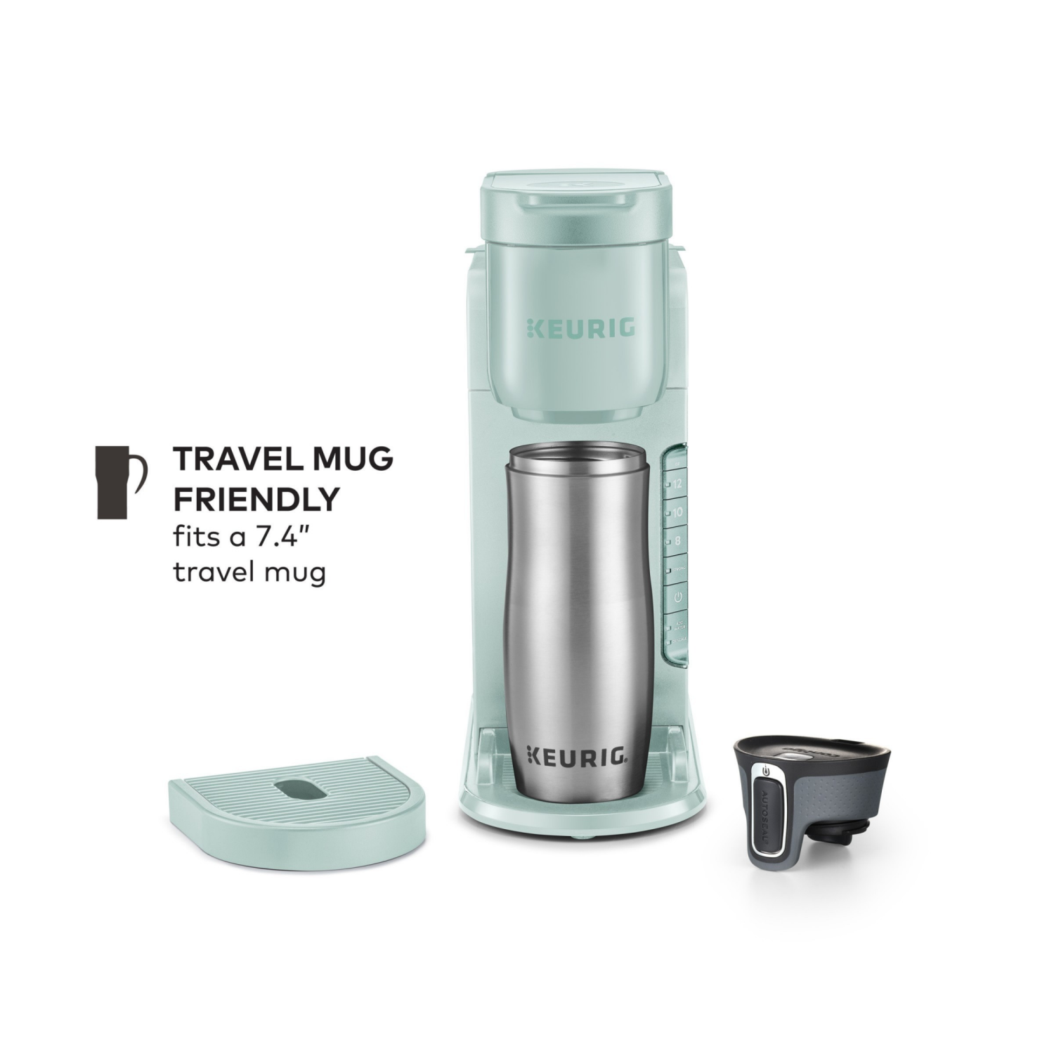 slide 3 of 5, Keurig® K-Express Single Serve K-Cup Pod Coffee Maker, Mint, 1 brewer