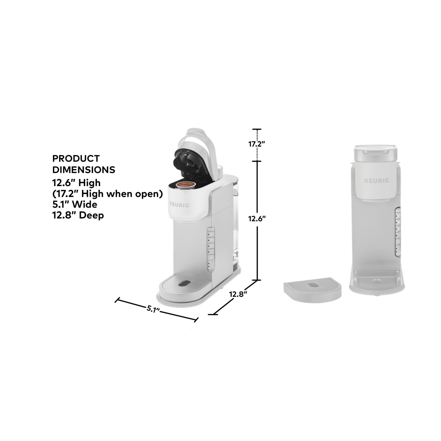 slide 3 of 7, Keurig K-Express Single Serve K-Cup Pod Coffee Maker, Warm Stone, 1 ct