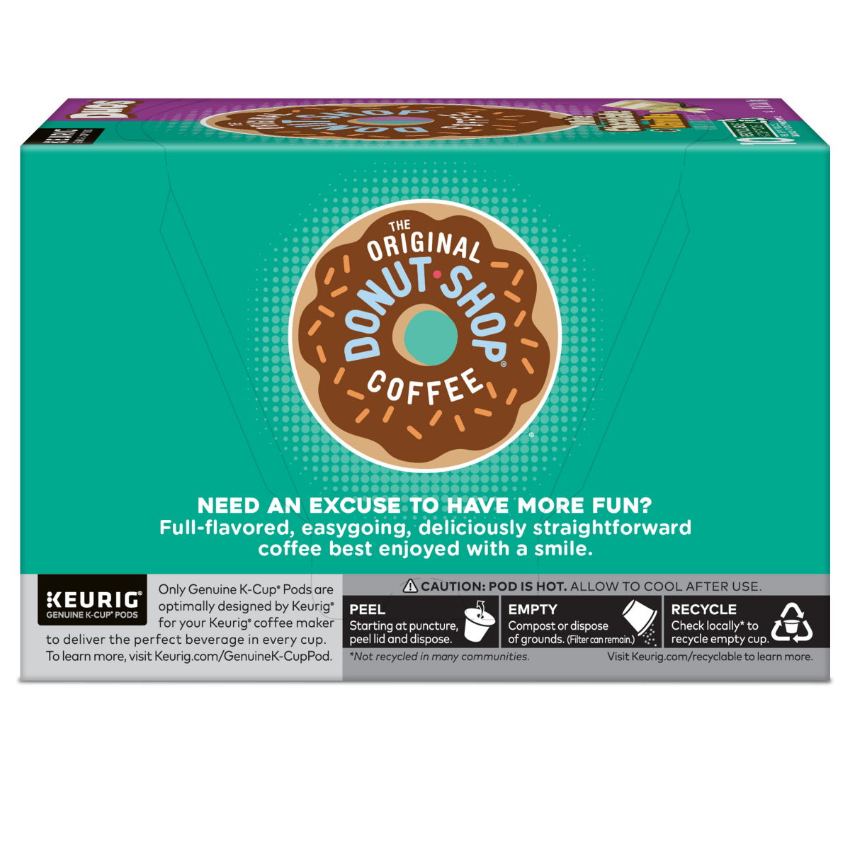 slide 3 of 8, The Original Donut Shop Duos White Chocolate + Vanilla, Keurig Single Serve K-Cup pods- 10 ct, 10 ct