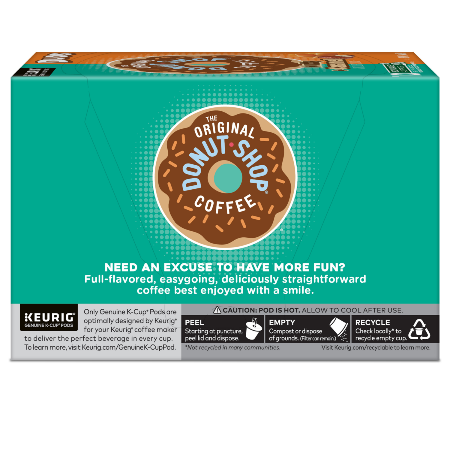 slide 3 of 8, The Original Donut Shop Duos Nutty + Caramel Keurig Single-Serve K-Cup Pods, Light Roast Coffee- 10 ct, 10 ct
