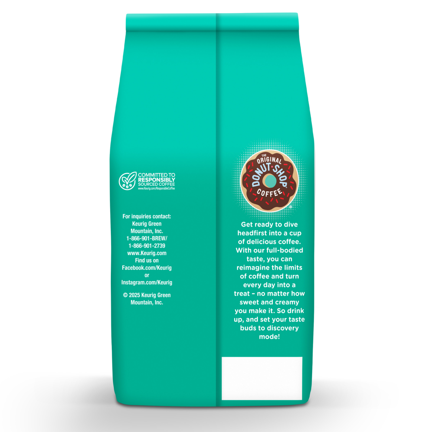 slide 5 of 6, Donut Shop The Original Donut Shop Coffee, Dark, Dark Roast, Ground Coffee, 12 oz Bag, 12 oz