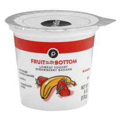 Publix Fruit on the Bottom Lowfat Strawberry Banana Yogurt
