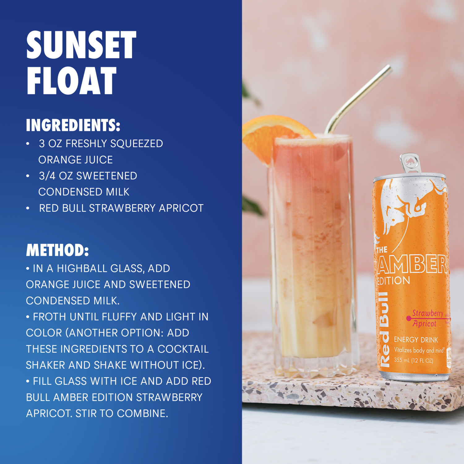 slide 5 of 5, Red Bull Amber Edition Energy Drink, Strawberry Apricot, 114mg Caffeine, 12 fl oz, Pack of 4 Cans, 4 ct; 12 oz