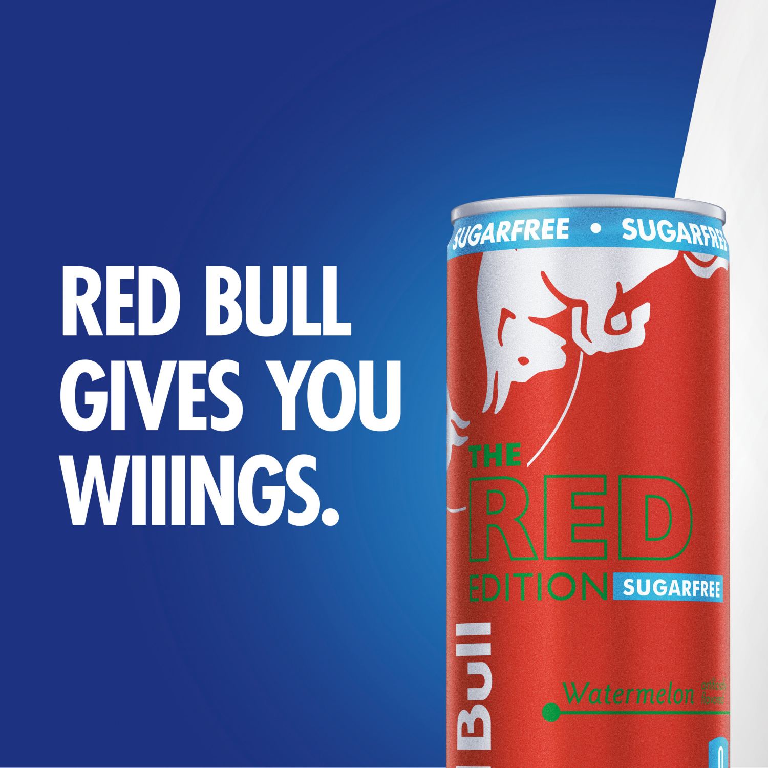 slide 4 of 5, Red Bull Sugar Free Energy Drink, Watermelon, 114mg Caffeine, 12 fl oz, Pack of 4 Cans, 4 ct; 12 oz