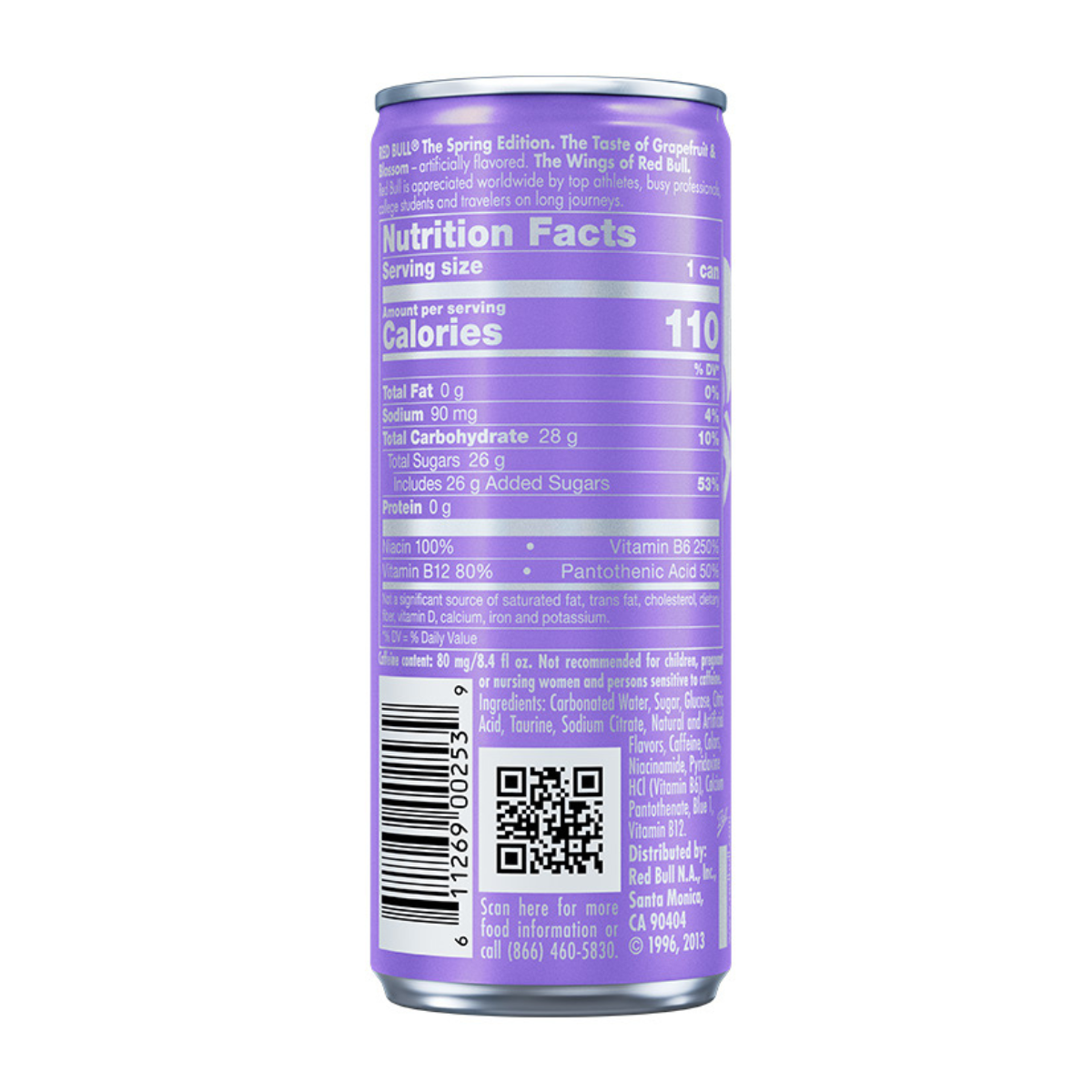 slide 2 of 2, Red Bull Spring Edition Energy Drink, Grapefruit, 8.4 fl. oz. can, with 80mg Caffeine, Taurine & B Vitamins, 8.40 fl oz