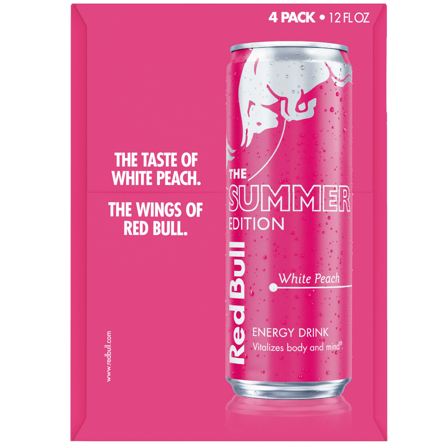slide 2 of 3, Red Bull Summer Edition 4/12 Oz, 4 ct; 12 fl oz