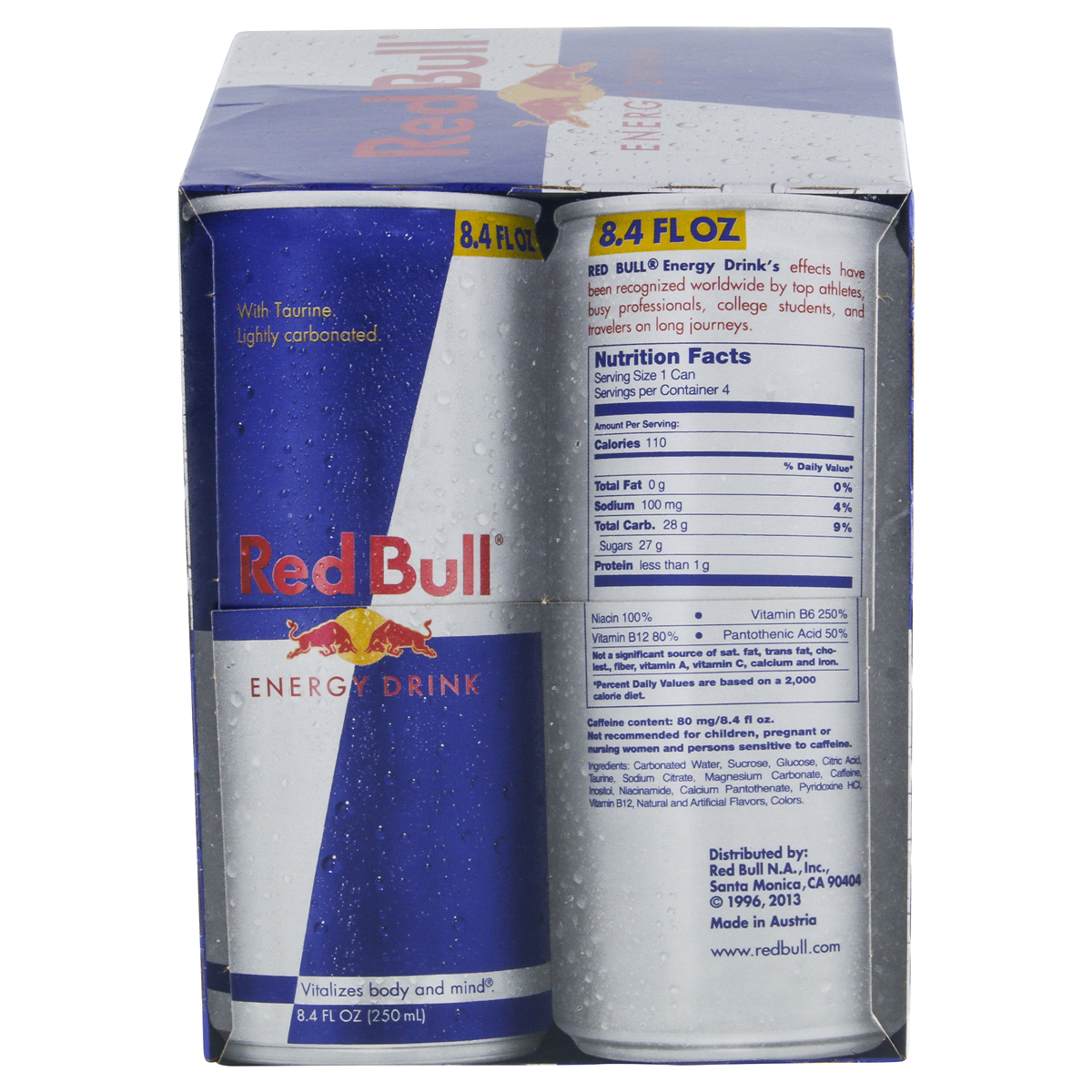slide 4 of 6, Red Bull Energy Drink, 4 ct; 8.4 oz