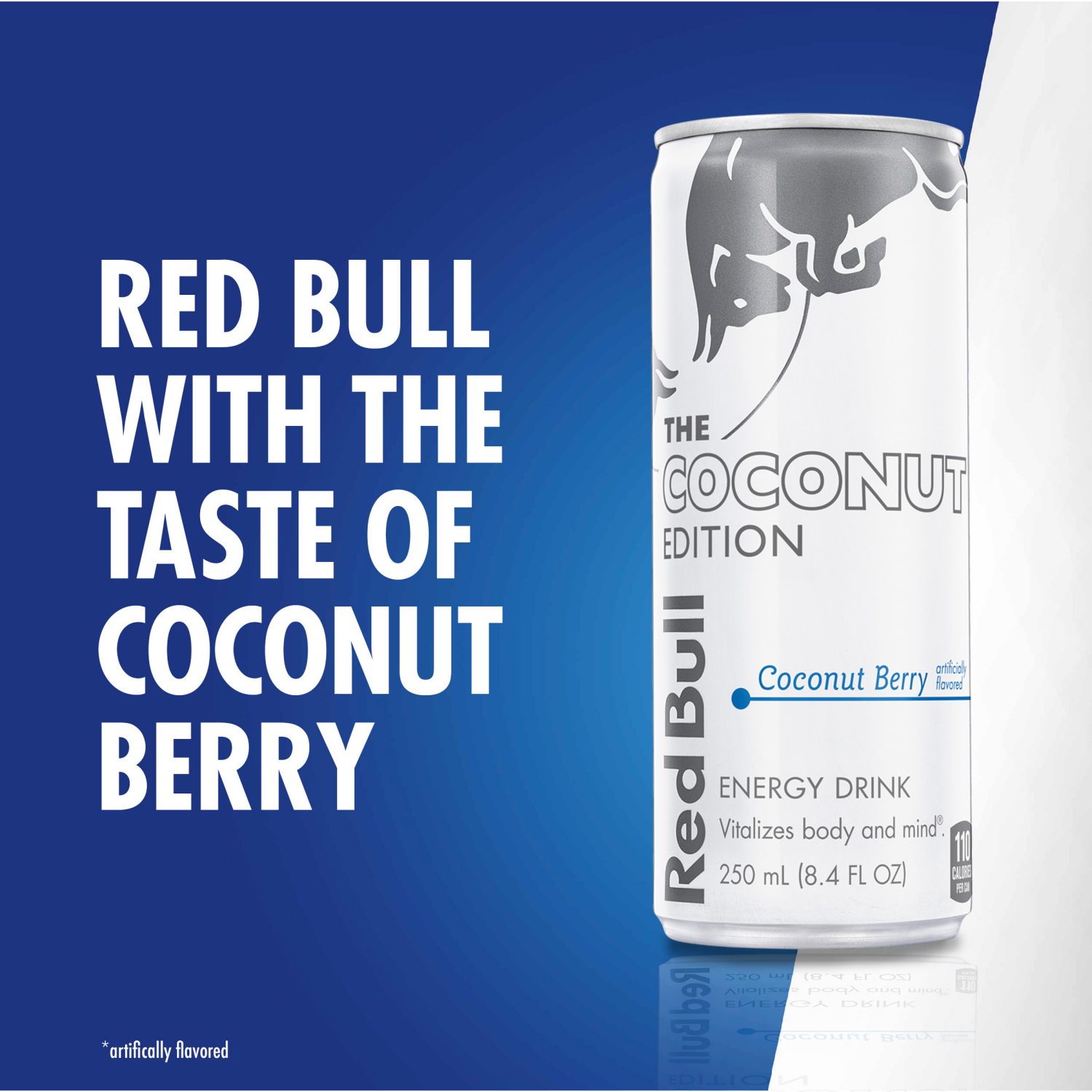 slide 4 of 7, Red Bull Coconut Edition Energy Drink, Coconut Berry, 80mg Caffeine, 8.4 fl oz Can, 8.4 fl oz